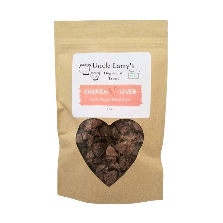 100% Chicken Liver 2 oz for wholesale by Uncle Larry's Treats