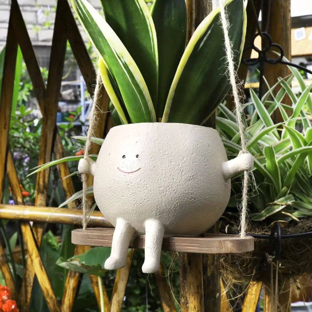 Moderny – wholesale Hanging planter – Smiley Face Hanging Planter2