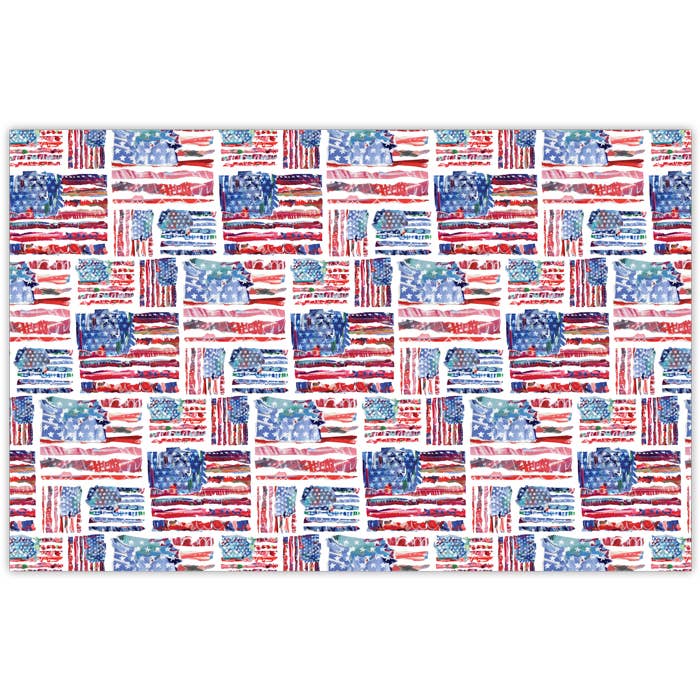 USA Flag Pattern Placemat for wholesale by RosanneBeck Collections