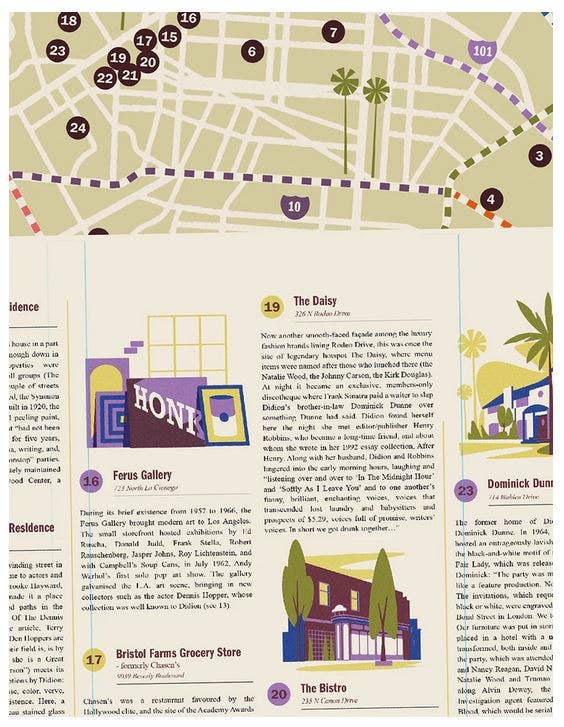 Herb Lester Associates - Wholesale Map - Joan Didion's Los Angeles 2