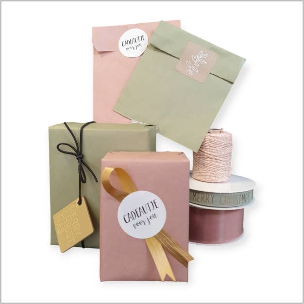 Mini Art Products - Venta al por mayor Sobre de papel de regalo - Papel de regalo - Verde oliva - Vert Armand - 50 cm x 150 metros