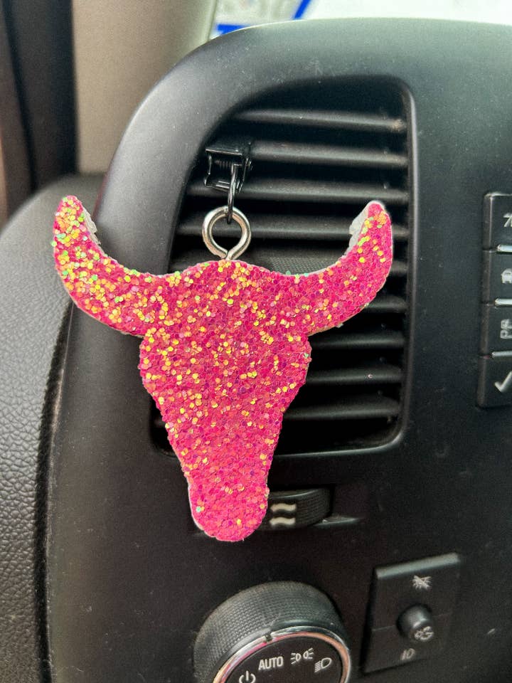 Glitter Steer Vent Klip for engroshandel hos Within The Wildflowers