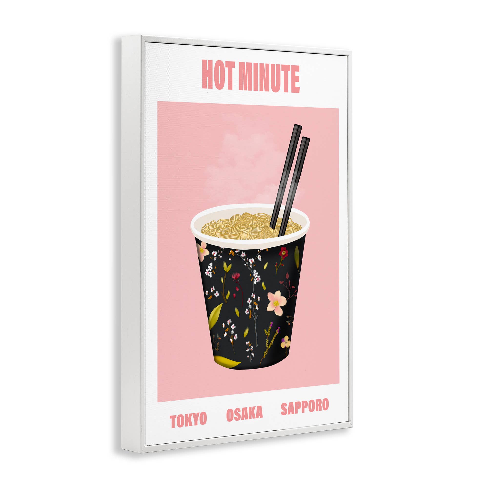 Stupell Industries - Wholesale Wall Sign - Hot Minute Cup of Noodles - Framed Wall Art15