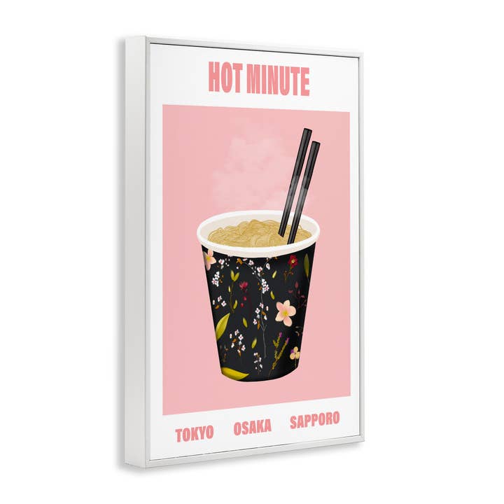 Stupell Industries - Wholesale Wall Sign - Hot Minute Cup of Noodles - Framed Wall Art15