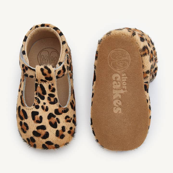 luisa leopard baby mary janes for wholesale by Short Cakes