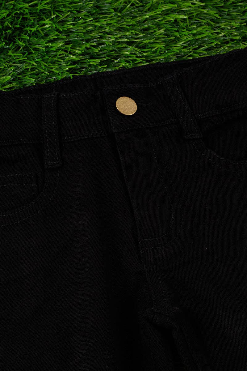 Kids Charm Online - Wholesale Jeans - Kids - Black ripped skinny jeans. PNG25133063 amy7