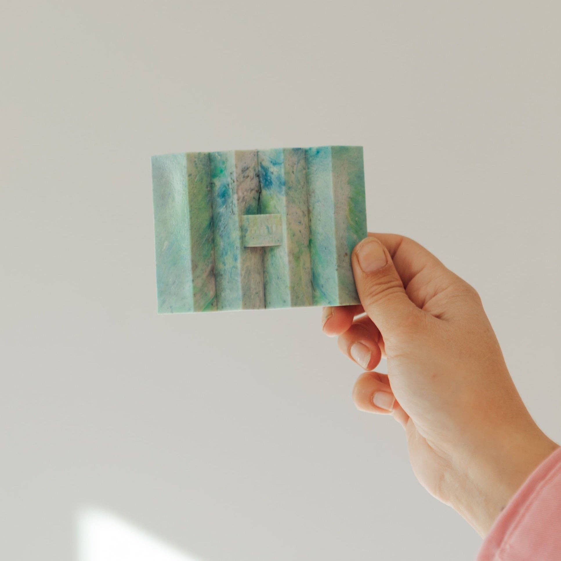 Müll Club - Wholesale Bath Soap Dish - Recycled Plastic Soap Dish -  Zig Zag - YE-O2