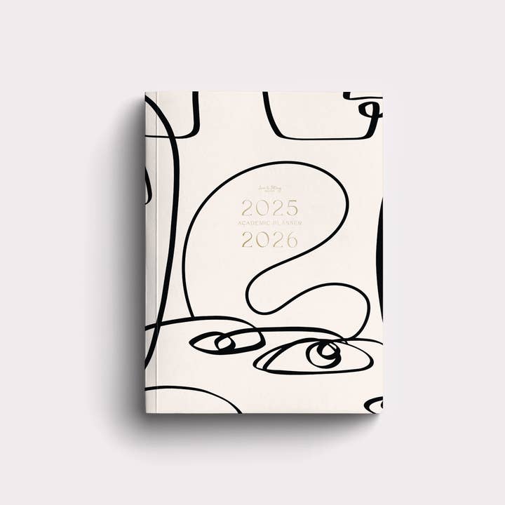 Love & Story Design - Wholesale Planner - Paperback Academic Planner 2025/2026 Minimal Muse