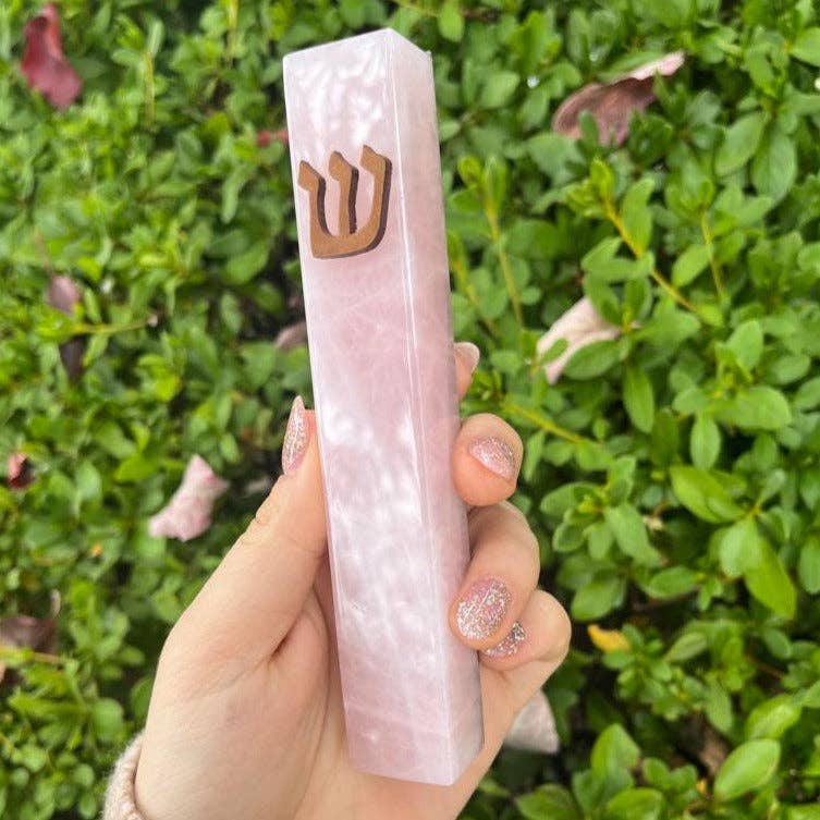 A&S Mezuzot - Wholesale Decorative Tabletop Object - ROSE Quarts9