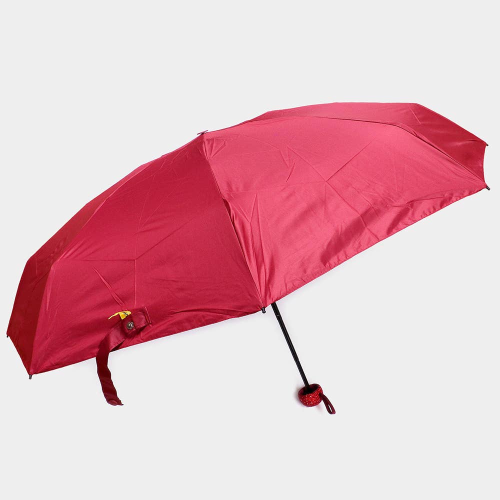 Sensibling Corp. - Wholesale Umbrella - Women's - Bling Handle Pointed Foldable Umbrella12