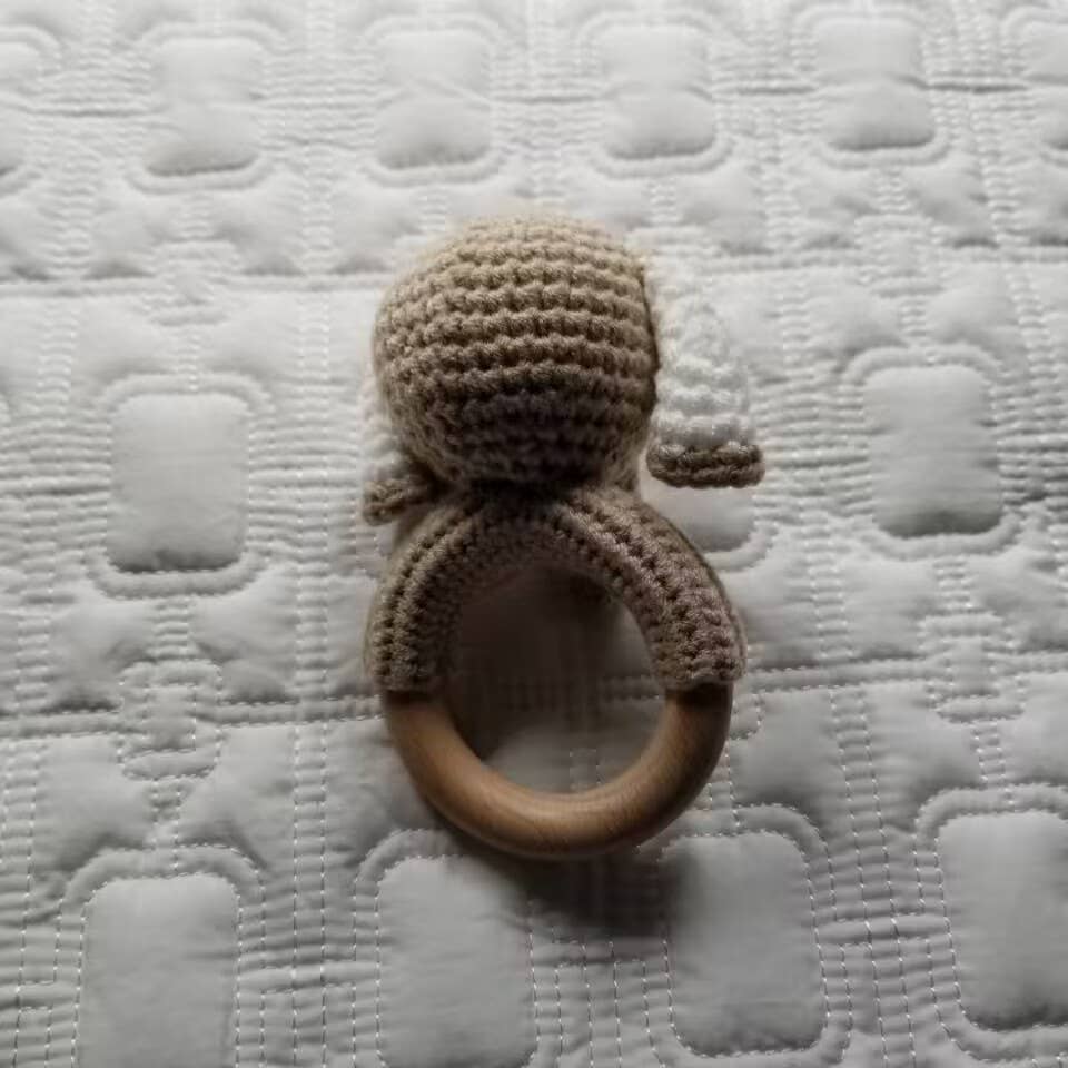 D & C TOYS - Wholesale Handheld Rattle - Baby - Elephant Hand Crochet Rattle Toy2