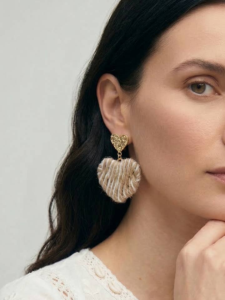 Heart Earrings for wholesale by Victoria Moda