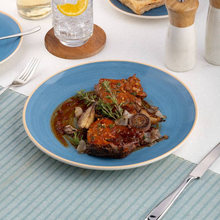 Porcelain Rimless Plate | Vital Coupe Round Plate, for wholesale by Ariane Fine Porcelain