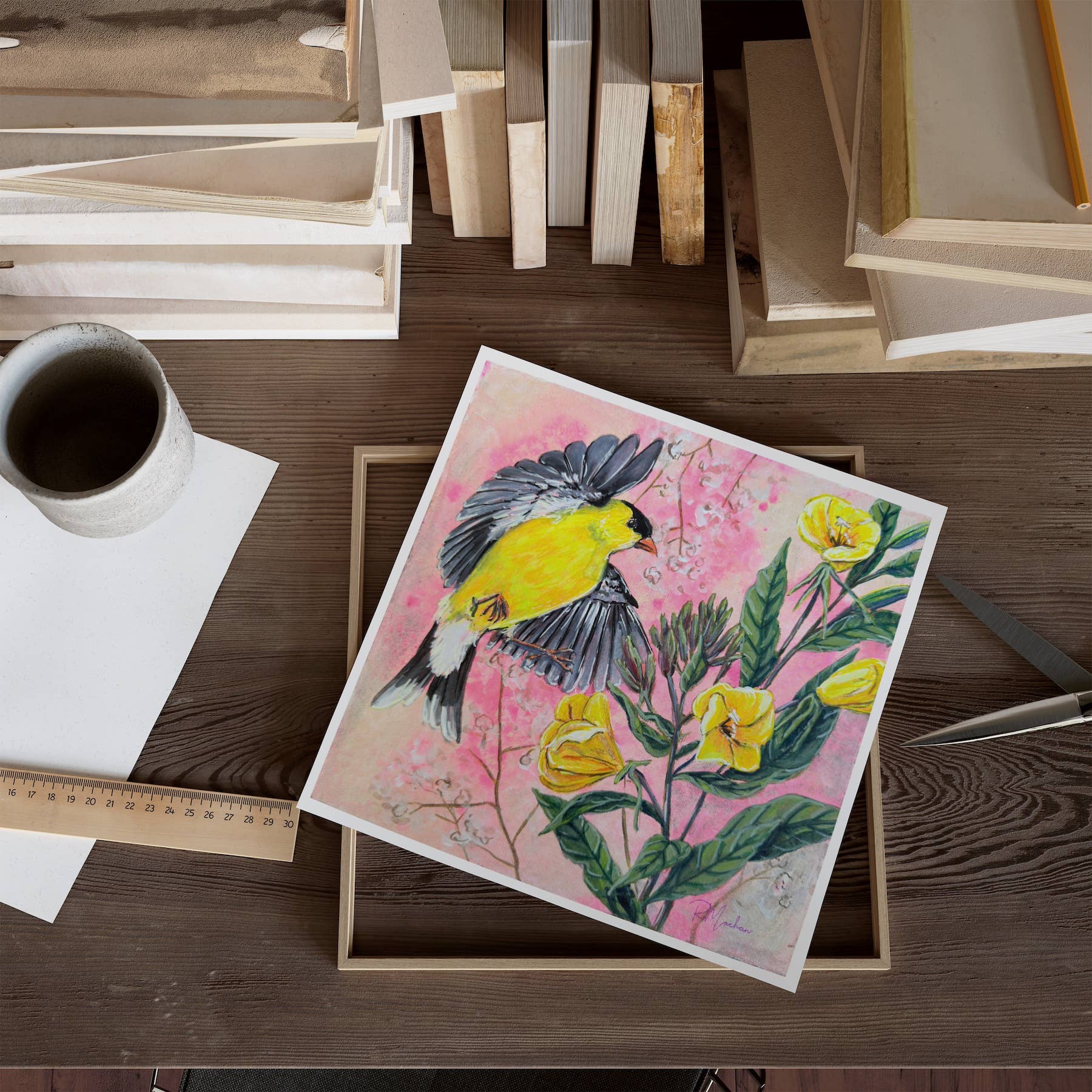 R.Machan Fine Art - Wholesale Art Print - "Freedom" 16"x16" Giclée Poster Print2