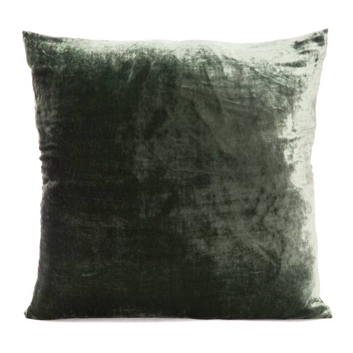 Terciopelo de seda maciza en niebla para venta al por mayor de Aviva Stanoff Design