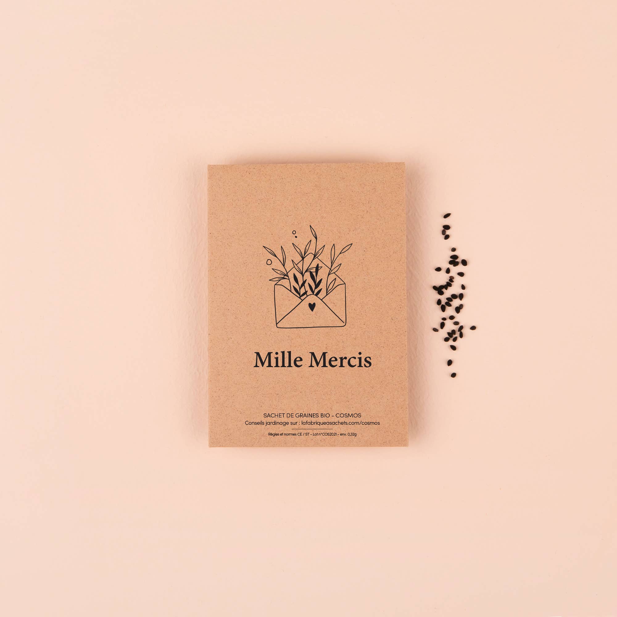 La Fabrique à Sachets – wholesale Frön – Tusen tack - Cosmos Seed Sachet