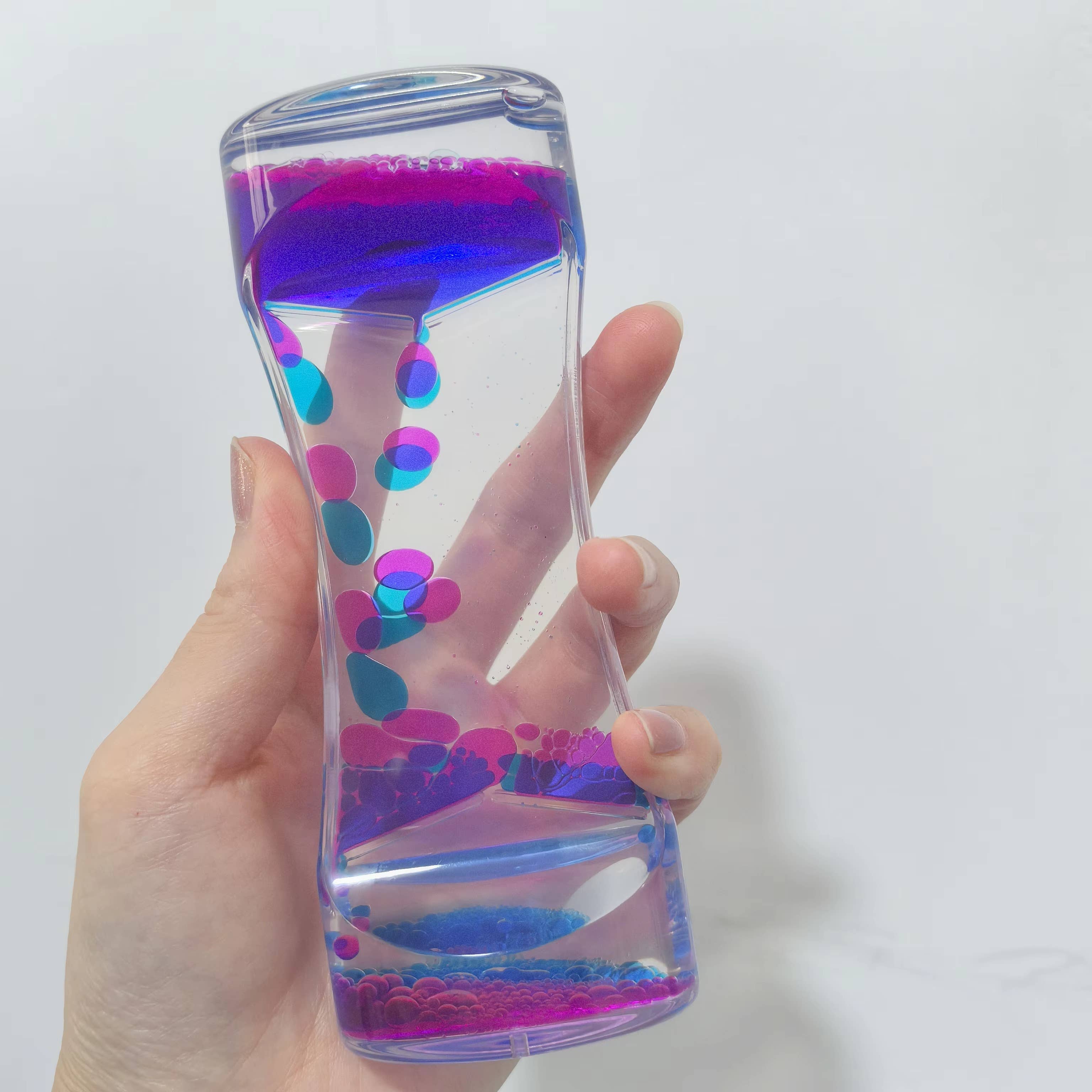 VIGOR - Wholesale Fidget Toy - Kids - Liquid Motion Bubbler Timer Hourglass Liquid Bubbler Sensory9