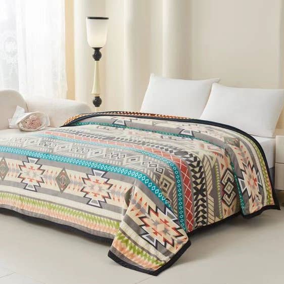 Flag Matrix Inc - Wholesale Bedding Blanket - KILENYA Reversible Blanket3