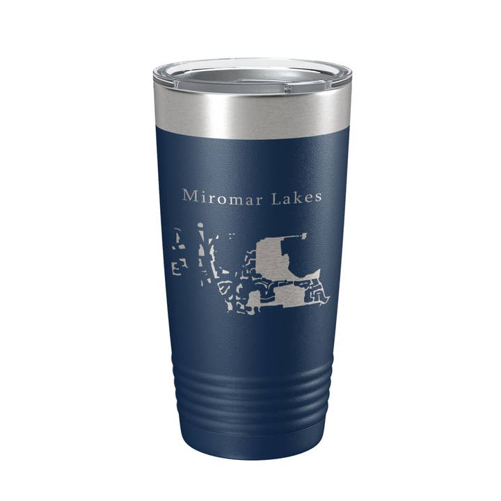 CarveBright - Wholesale Insulated Mug/Tumbler - Miromar Lakes Lake Como Map Tumbler Travel Mug Insulated Laser Engraved Coffee Cup Florida 20 oz2
