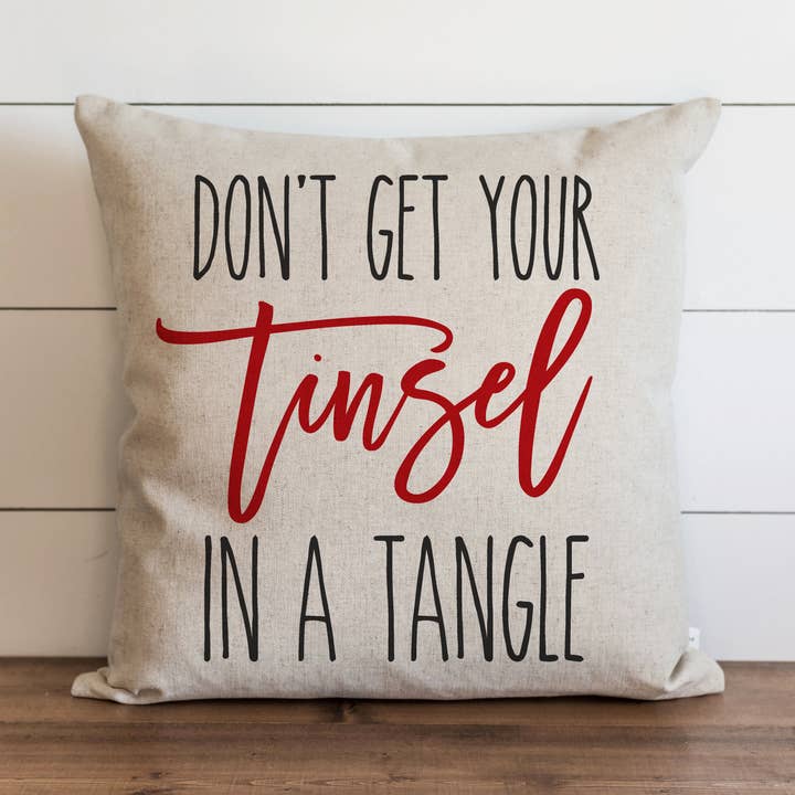 Tinsel Tangle Pillow Cover for wholesale by Porter Lane Home
