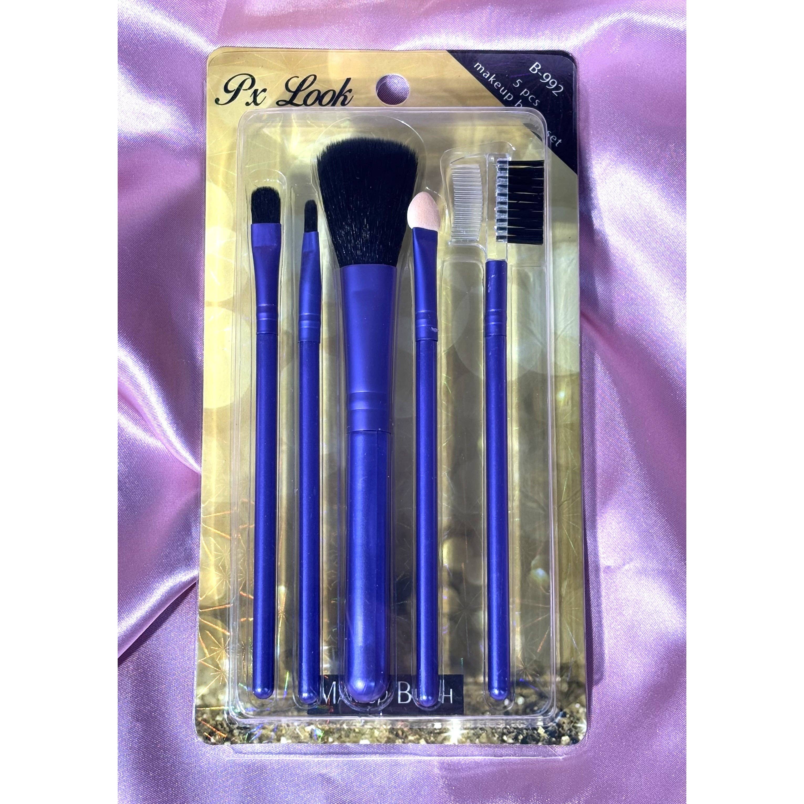 Efon International Corp. - Wholesale Makeup Brush Set - Makeup Brush - 5 Piece Essential Face & Eye Makeup Brush Set4