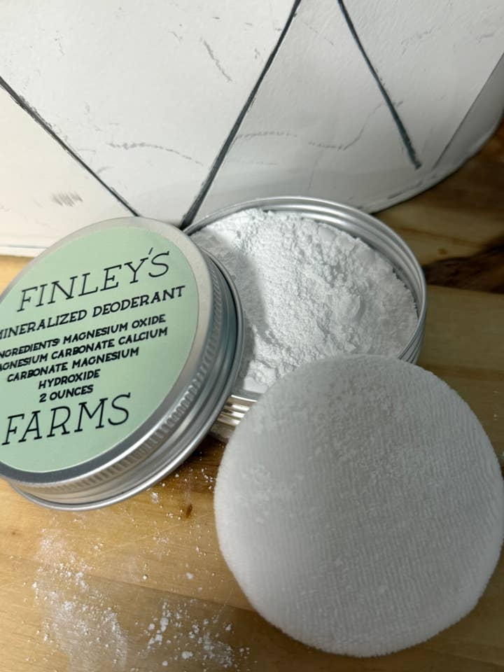 Finley’s Farms Mineralized Deodorant – Natural Aluminum-Free for wholesale by Finleys Farms