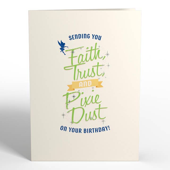 Lovepop Cards - Wholesale Birthday Card - Disney's Tinker Bell Pixie Dust Birthday 5''x7'' Card