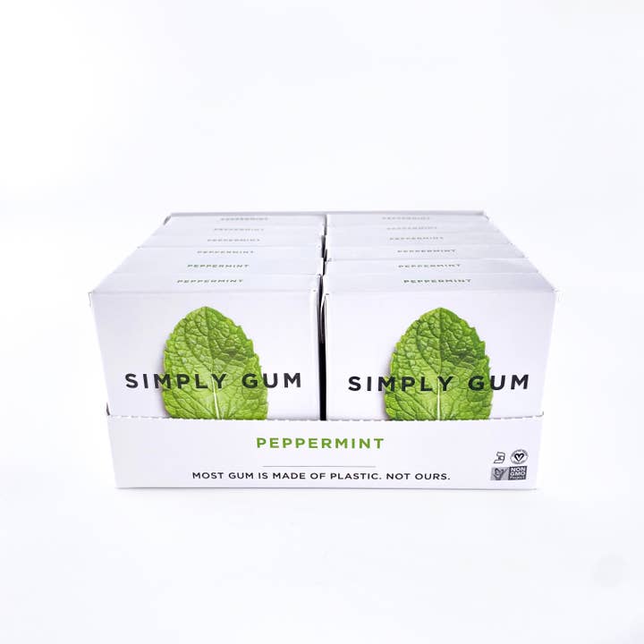 Simply Gum – Engroshandel Tyggegummi – Sukkerfri Spearmint Naturlig tyggegummi