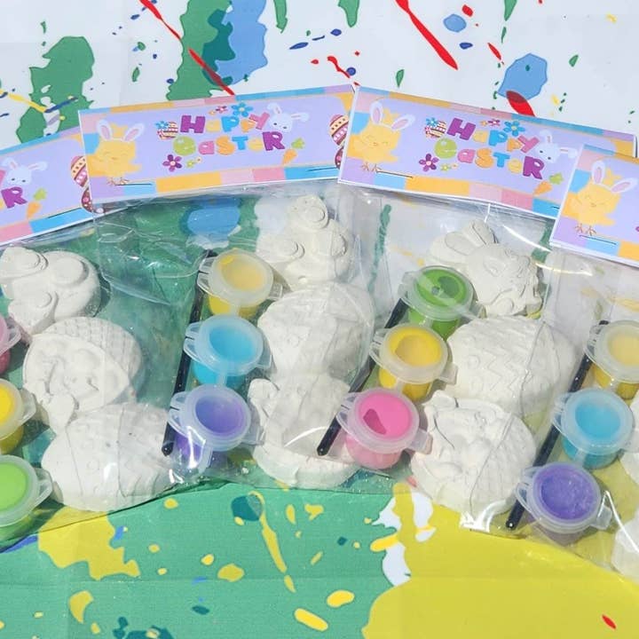Snazzy Crayons - Wholesale Party Favor - Easter Plaster Paint Kits , Party Favors, Easter Basket,1