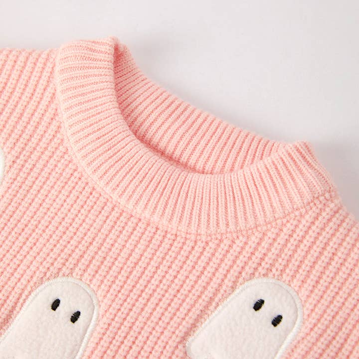 Auraquise - Vente Coffret maman et moi - Pull rose avec application de fantôme pour filles "Mommy And Me" pour Halloween4