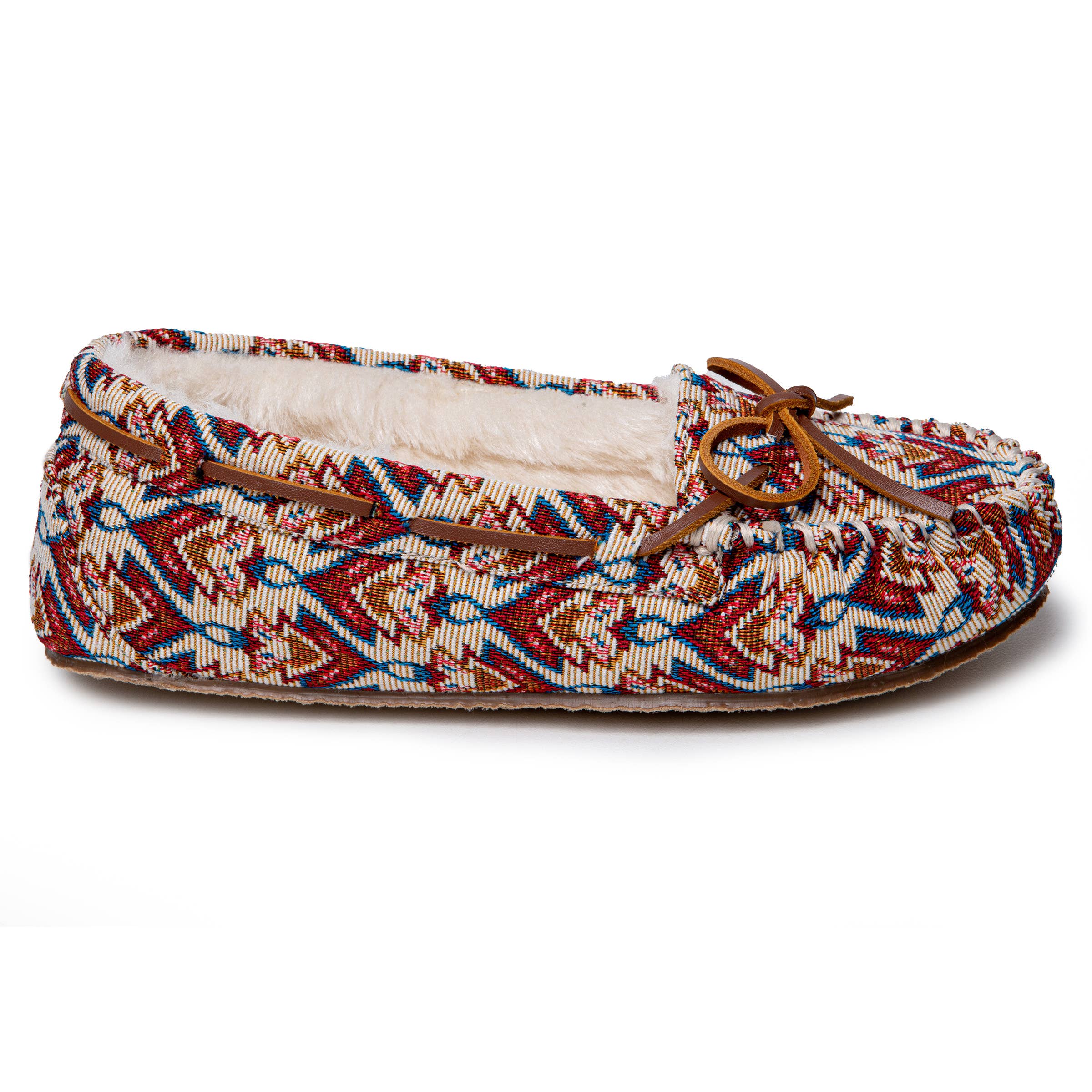 Minnetonka - Wholesale Slippers - Women's - Women's Suede Fabric Cozy Lined Cally Moccasin Slippers4