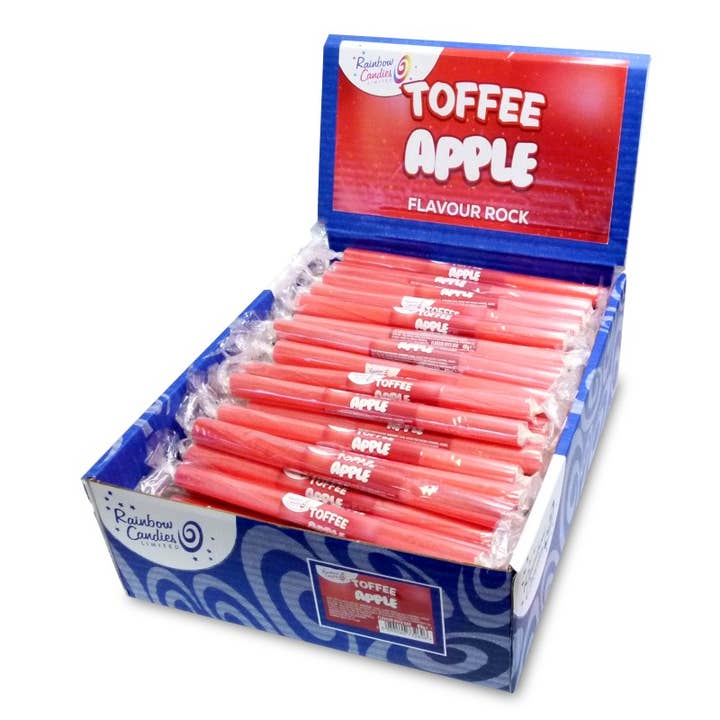 Novelty Flavoured Rock Bar - Toffee Apple for wholesale by Rainbow Candies