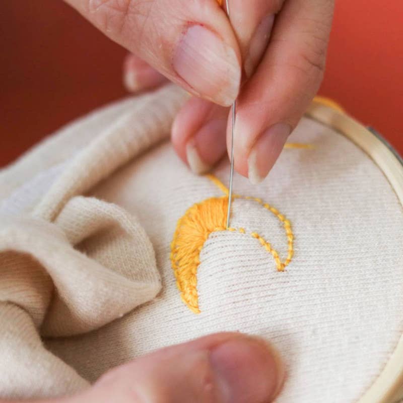 La Petite Épicerie - Wholesale DIY Craft Kit - DIY HABERCERY - My embroidered socks2