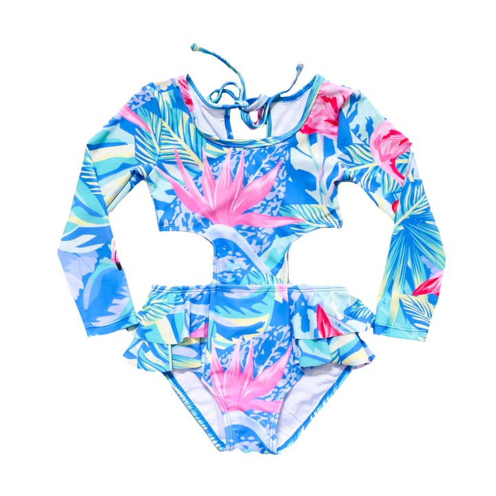 Sapphire Escape One Piece Swimsuit for wholesale by Blueberry Bay