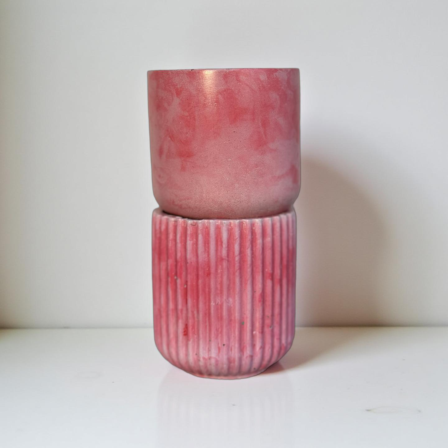 Colourfuljoy Designs - Wholesale Jar/Filled Candle - Candle empty jars/ Cement vessels/ Empty candle container 26