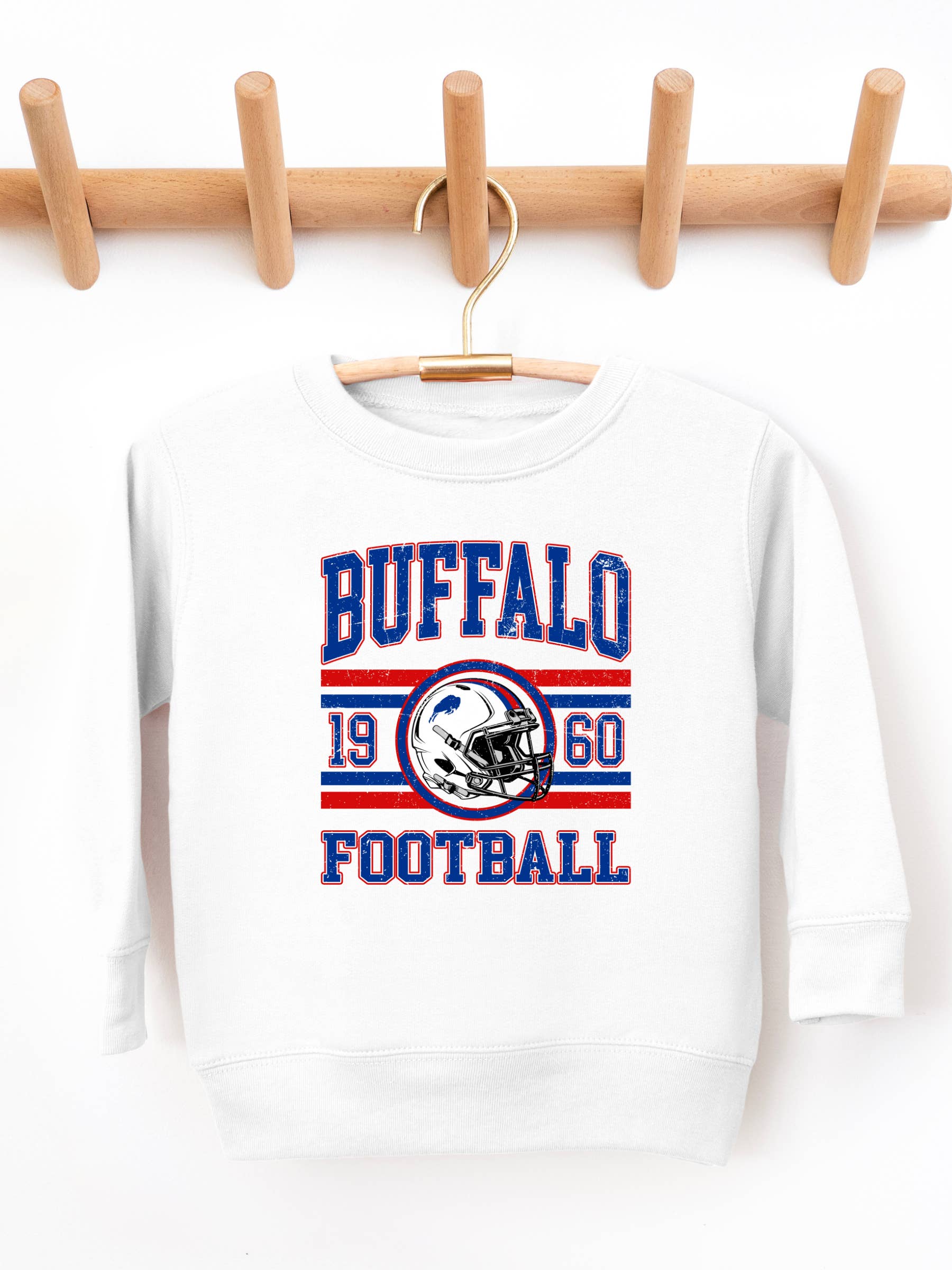 Uncommon Label - Wholesale Sweatshirt - Kids - Buffalo Bills Football Toddler Graphic Sweatshirt