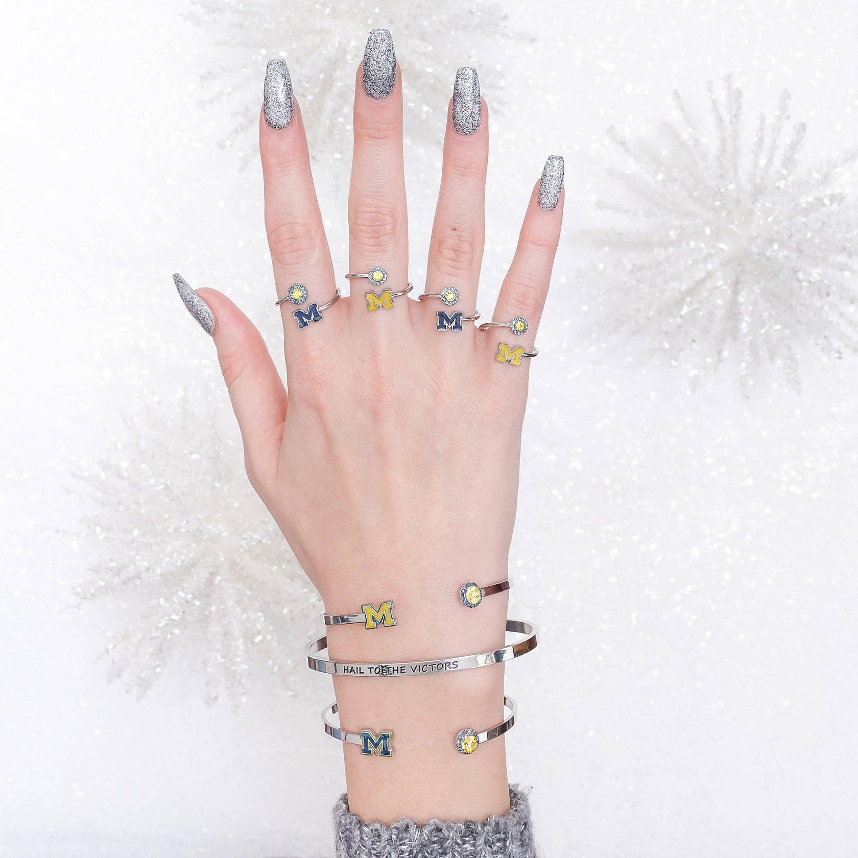 Stone Armory - Wholesale  - Michigan Wolverine Bracelet 'Hail To The Victors'3