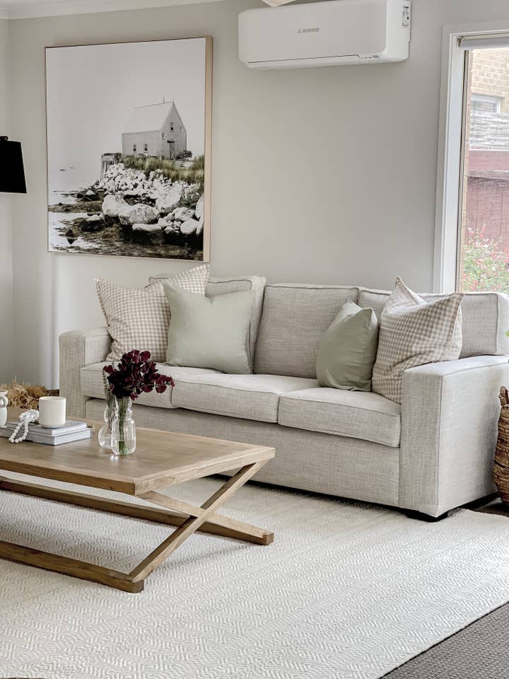 Linen Cushion - Pistachio for wholesale by Mama and Tochter