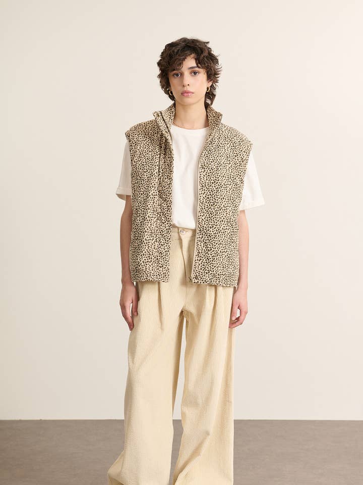 Chaleco de terciopelo - TRIBU para venta al por mayor de Garance Paris