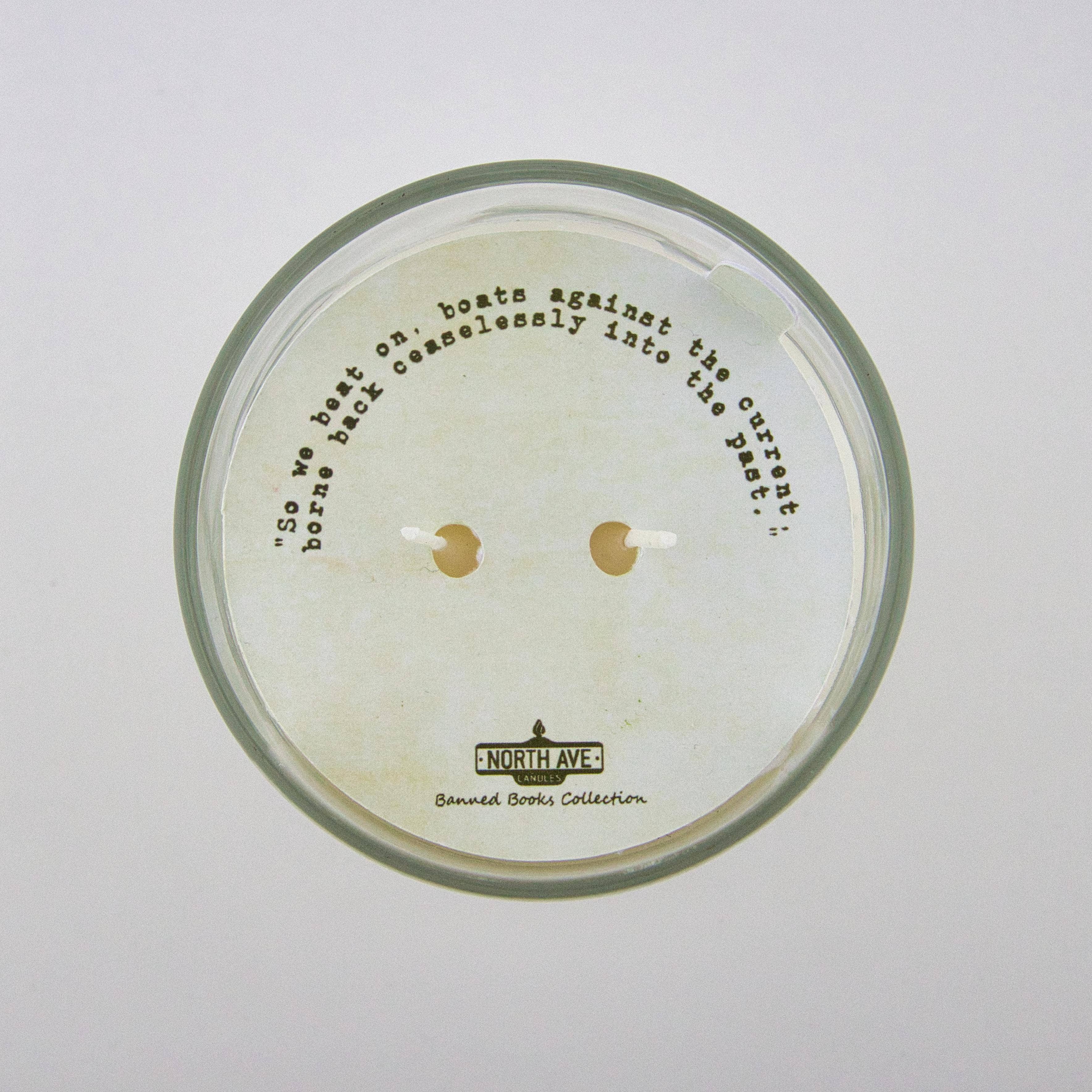 North Ave Candles - Wholesale Jar/Filled Candle - Banned Book Candle / The Great Gatsby / Book Lover Gift2