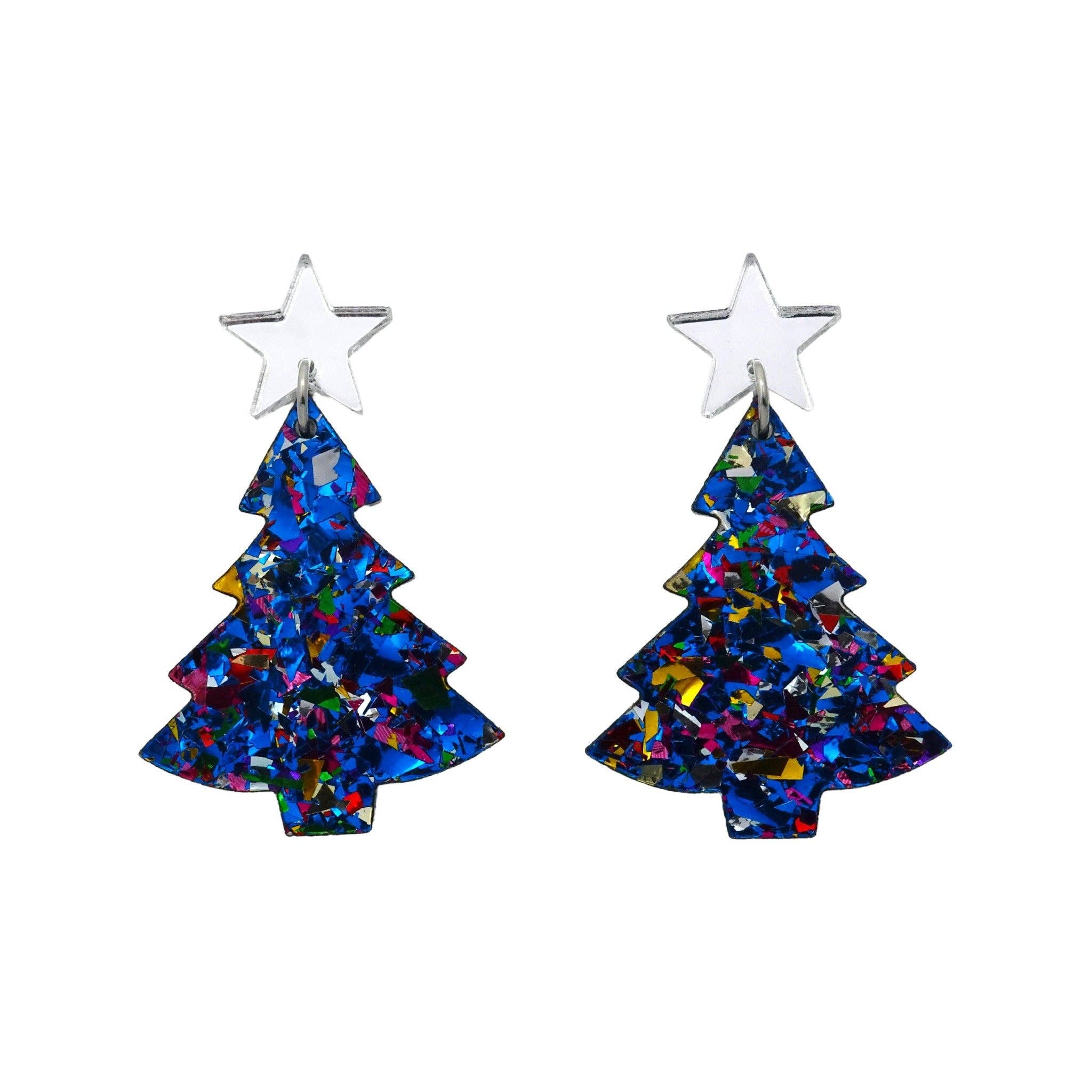 Girlfetti - Wholesale Dangle Earrings - Christmas Tree Acrylic Dangle Earrings16