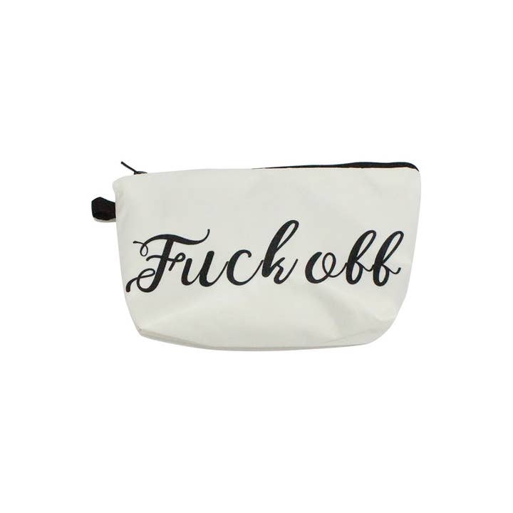FUCK OFF MAKEUP POUCH for wholesale by Girly