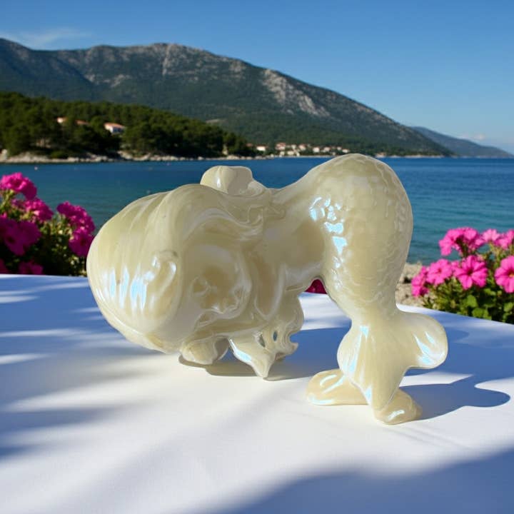 Face It Home Decor - Wholesale Decorative figurine - Handmade Cute Metallic Mermaid Ornament Home Decor Gift5