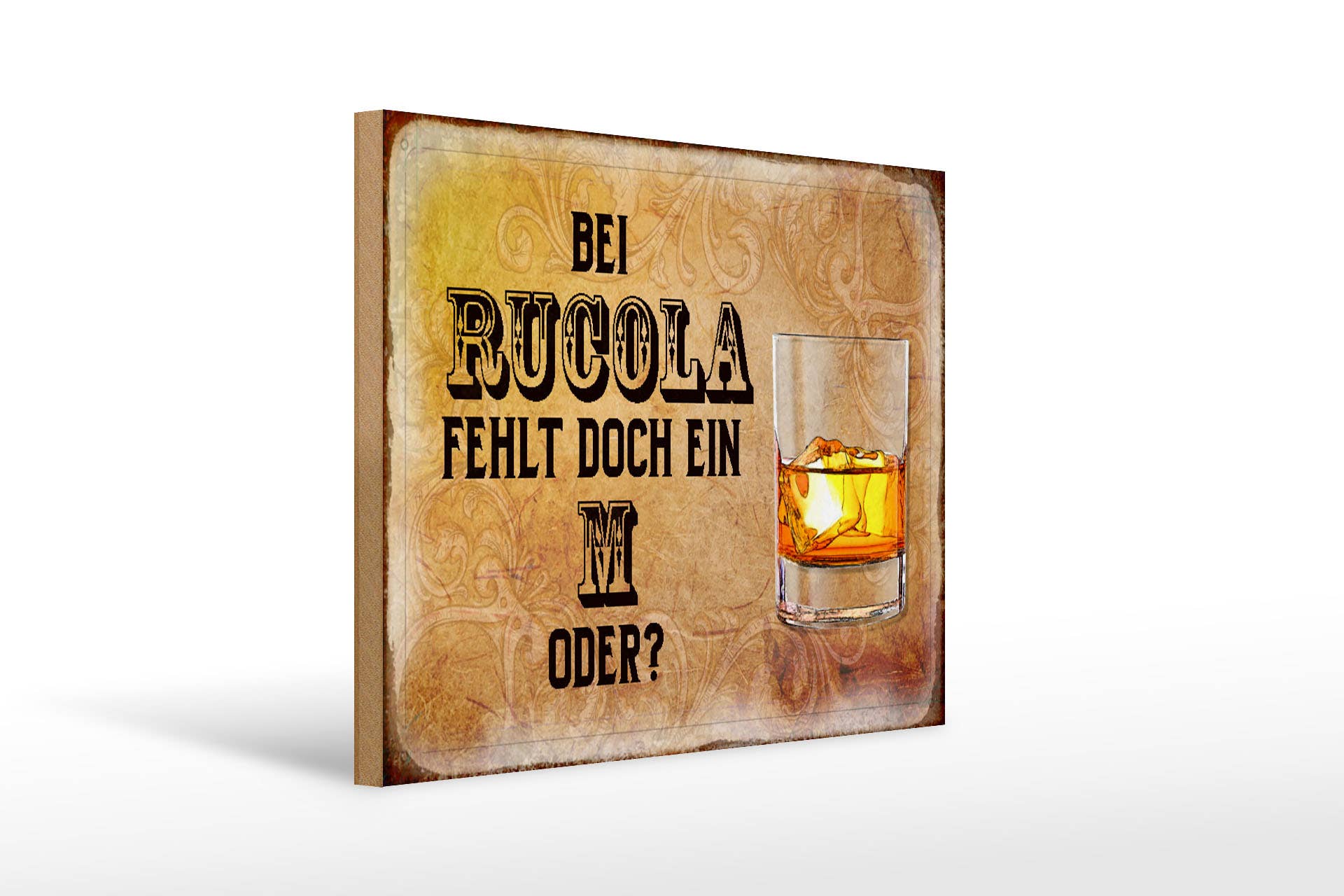 Femer - Wholesale Sign - Arugula wooden sign 40 x 30 cm is missing an M0