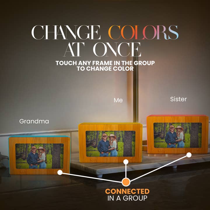 Friendship Lamps by Filimin - Wholesale Picture Frame - Memory Digital Friendship Frame – Smart Wi-Fi Photo Frame Lamp for Long Distance Connection3