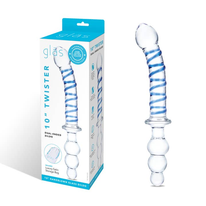 10" Twister Dual-Ended Dildo for wholesale by Lux Fetish Store