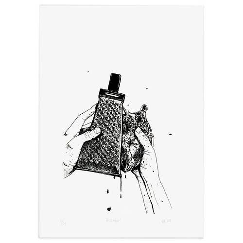 Limited Edition screen print December for wholesale by amesea