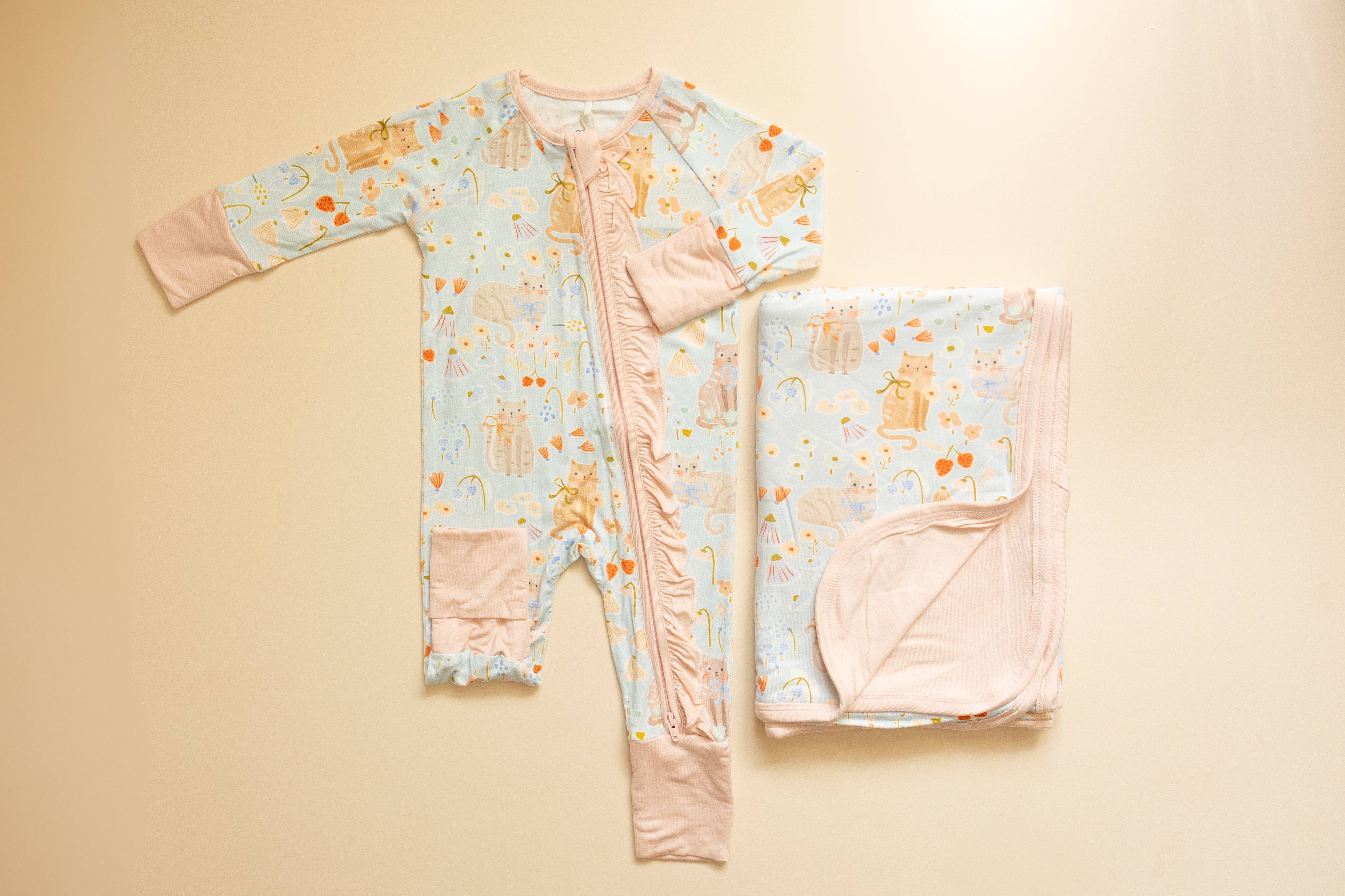 SOL Baby Clothing & Accessories - Wholesale Jumpsuit - Baby - Kitty Meadow3