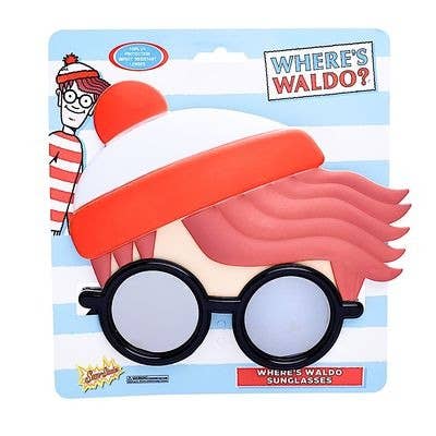 H2W dba Sun-Staches - Wholesale Sunglasses - Kids - Officially Licensed Where's Waldo Full Waldo Glasses2