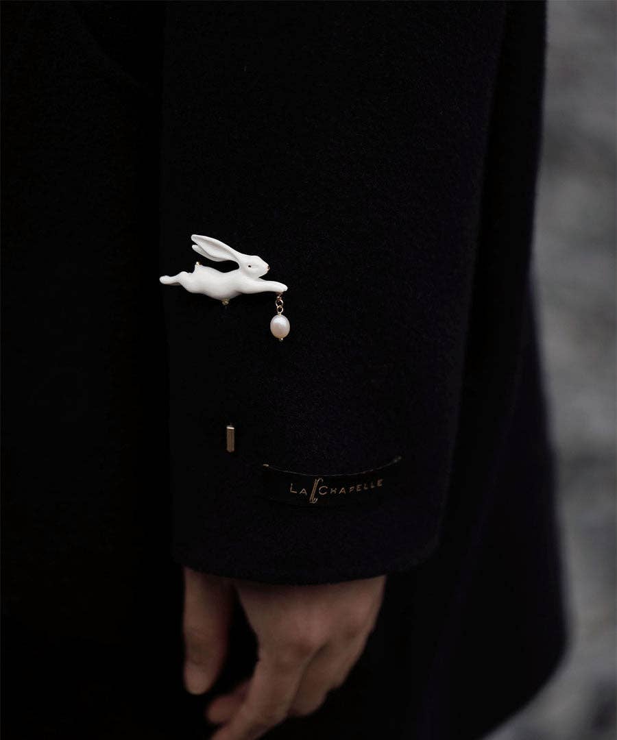 Vermilion Collection – wholesale Brosch – YIHE Keramikbroscher "Kanin"7